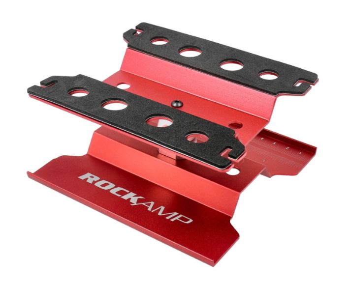 Supporto rosso per auto alto 60mm regolabile in altezza - RBT-RA50388R