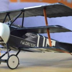 Fokker Dr. 1 357mm balsa kit tagliato al laser - PCH15134