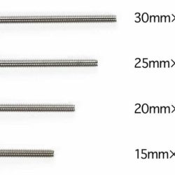 Set Viti Acciaio Inox Mini4wd 2x15 2x20 2x25 2x30mm 24pz - TAM15508