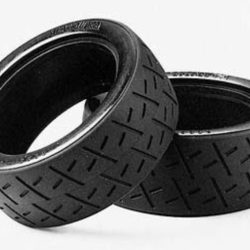 Gomme semi slick 1/10 26mm da incollare senza cerchi ne mousse - TAM50810