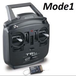 RADIO T6L SPORT 6ch     MODE 1 2,4Ghz T-FHSS CON RX R3106GF - RAD1006A