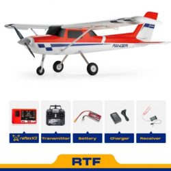 Ranger rosso EP V2 1220mm con radio M2 e Gyro reflex V3 - BEEFMS147M2RD