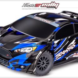 Traxxas Ford Fiesta blu ST Rally 4wd 1/10 Brushless BL-2s - TXX74154-4BLU