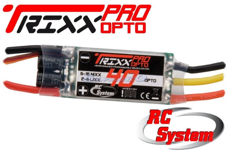 TRIXX PRO 40Ah OPTO VARIATORE BRUSHLESS SENZA BEC 2-6S - SUPRCSC0209