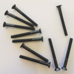 Viti testa svasata a brugola 3x30mm 10pz acciaio parzialmente filettata - SUGF-0101-008