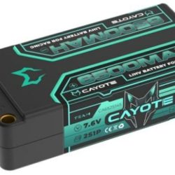 LiPo Shorty Cayote 7,6v 6500mAh 145C 232gr - SCOCA652S145