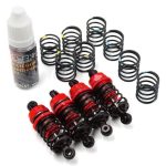 Set 4 ammortizzatori rossi 55mm Qutus regolazione rapida touring 1/10 - GPEDDBB-2055R