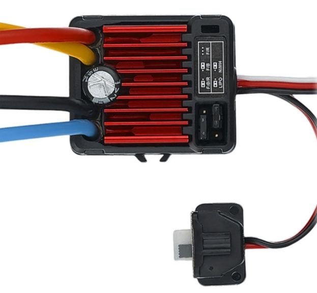 Regolatore Quicrun1060 Deans 1/10 60A waterproof per auto a spazzole - GPED30120203 - immagine 3