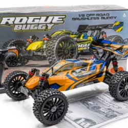Rogue Buggy 1/8 orange completa con LiPo e caricabatterie - IMOROGBPACK-O