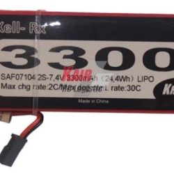 RX LiPo 7,4v 3300mAh 30C 12x45x136mm 165gr - SUPSAF07104