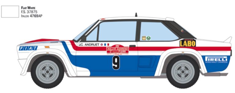 Fiat 131 Abarth 1977 San Remo Rally 1/24 - ITA3621 - immagine 3
