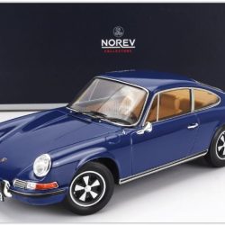 PORSCHE 911S COUPE 1969 1/18 BLU - SOLNOR187647