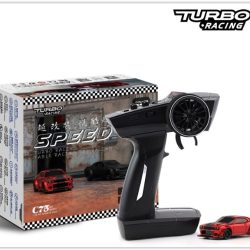Micro auto Sport rossa 1/76 con radio Turbo Racing - PELTB-C75RD