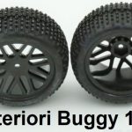 Gomme e cerchi buggy 1/10 anteriori 2pz - RADBB22622