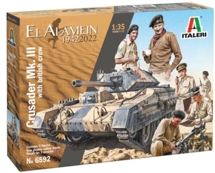 Crusader Mk.III El Alamein 1/35 con equipaggio - ITA6592