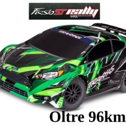 Ford Fiesta ST verde Rally oltre 96km/h VXL-3S 1/10 4wd brushless - TXX74276-4GRN