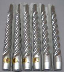 CANDELA TORTIGLIONE SILVER 6pz Cere DI GIORGIO MADE IN ITALY - YDG603S