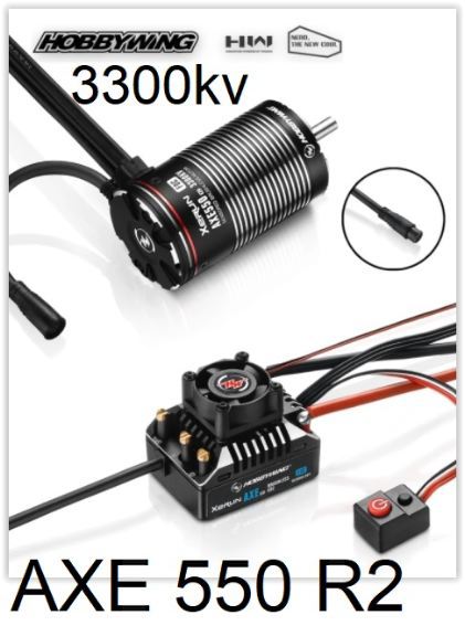 Combo Xerun AXE R2 3300kv AXE550L R2 per scaler - GPED38020314
