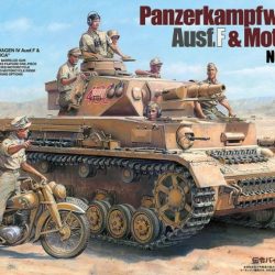 Set Panzer Iv.f & Moto Africa 1/35 edizione limitata - TAM25208