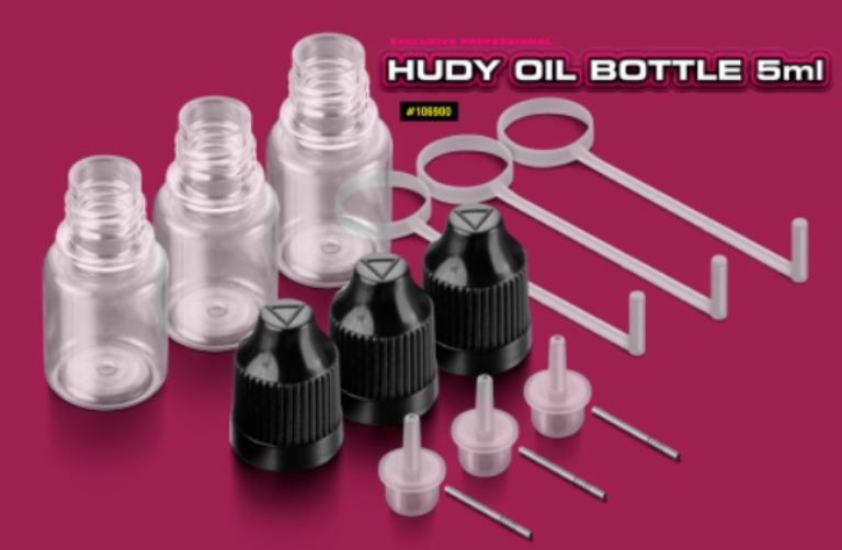 Bottigliette per l'olio ago in acciaio e chiusura di sicurezza 5ml 3pz - HUD106900 - immagine 3