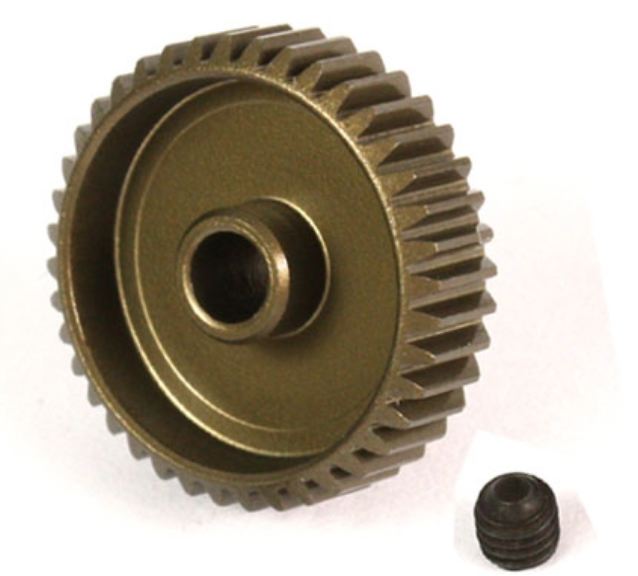 PIGNONE MODULO 64 CON 40 DENTI IN ALLUMINIO 7075 RINFORZATO - GPEDMG-64040