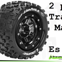 Gomme MT-Uphill per Traxxas Maxx 2pz incollate su cerchi - SULR-T3330SBC