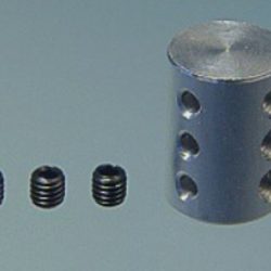 Connettore per 3 aste da 2mm in alluminio - MPJ2750AL