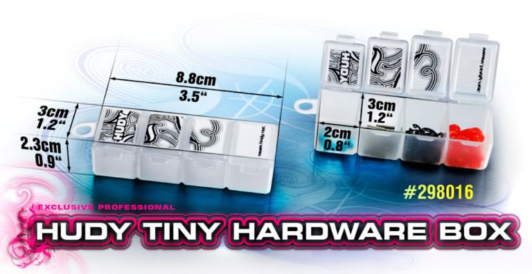 Scatolina porta viti Hudy a 4 scoparti - HUD298016 - immagine 3