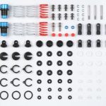 Ammortizzatori 4pz in alluminio MB01 anche per TT02 TT01 M07 M05 - TAM54000