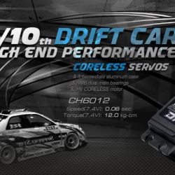 Servo SRT D1 a basso profilo 12kg 0,06sec @7,4v coreless in metallo - RBT-CH6012