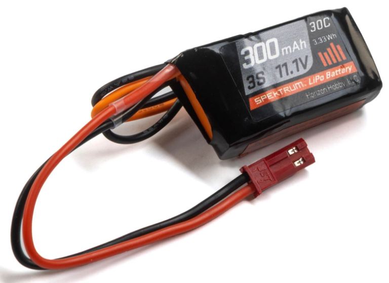 LiPo 3s 11,1v 300mAh 30C connettore BEC JST - HORSPMX3003SJ