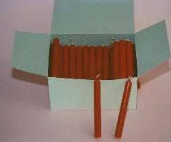 CANDELE CERA ROSSA       100pz - YMR1750