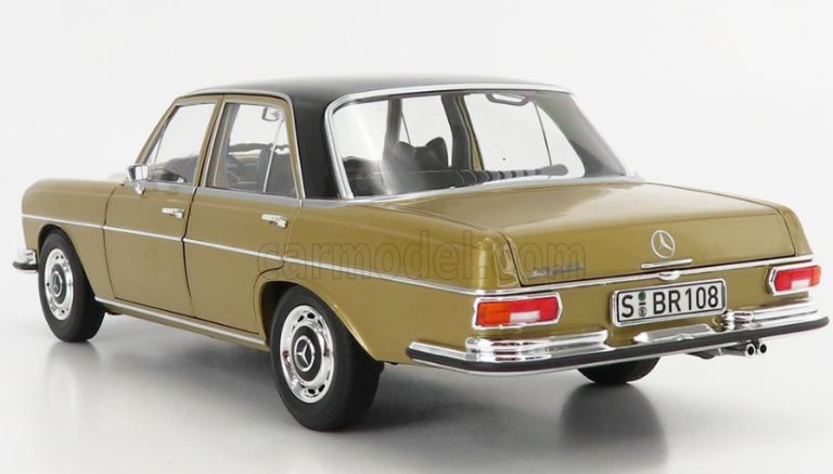 Mercedes S-Class 280SE W108 1968 1/18 Tunis Beige e nera - SOLNORB040680 - immagine 5