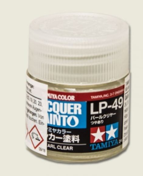 LP-49 PEARL CLEAR 6pz bottiglietta colore a smalto - TAM82149