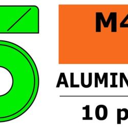 Rondelle coniche verdi M4 10pz per viti a testa svasata - SUGF-0405-041