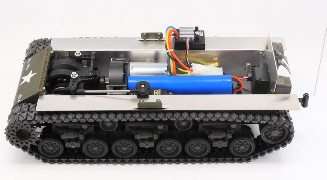 Carro Sherman RC 105mm con sterzo meccanico in kit - TAM56048 - immagine 7