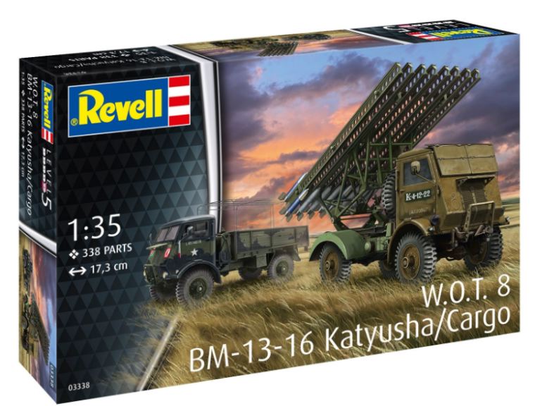 Camion lancirazzi sovietico WWII W.O.T. 8 BM-13-16 Katyusha/Cargo 1/35 - REV3338 - immagine 10