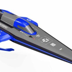 E1 Racebird blu 1/14 Hydrofoil 545mm  Barca Joysway - KYOJW8608B