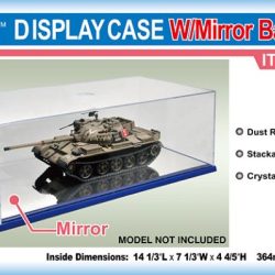 Vetrina in plastica con specchio per auto 1/18 364x186x121mm - PMATR09852