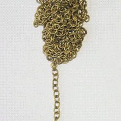 CATENA IN OTTONE DA 4mm    1pz - M32290