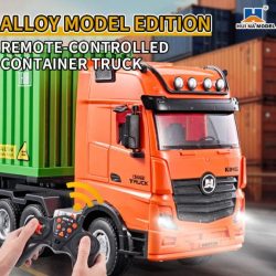 Camion con rimorchio container con radio a 9 canali 1/18 lungo 575mm - RADCH1317