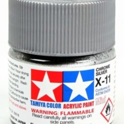 Colore acrilico X-11 Chrome Silver 1pz da 10ml lucido - TAM81511-1PZ