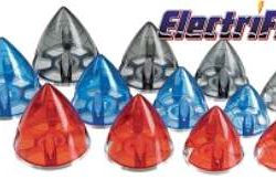 E-SPINNER OGIVA ROSSA     50mm TRASPARENTE - SUPGPMQ4717