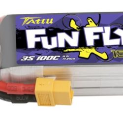 LiPo Tattu FunFly 1550mAh 11,1v 100C 3S1P XT60 - GENTAFF15503S