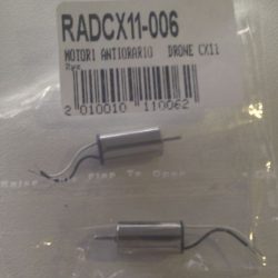 MOTORI ANTIORARIO DRONE CX11 2pz FILO BIANCO E NERO - RADCX11-006