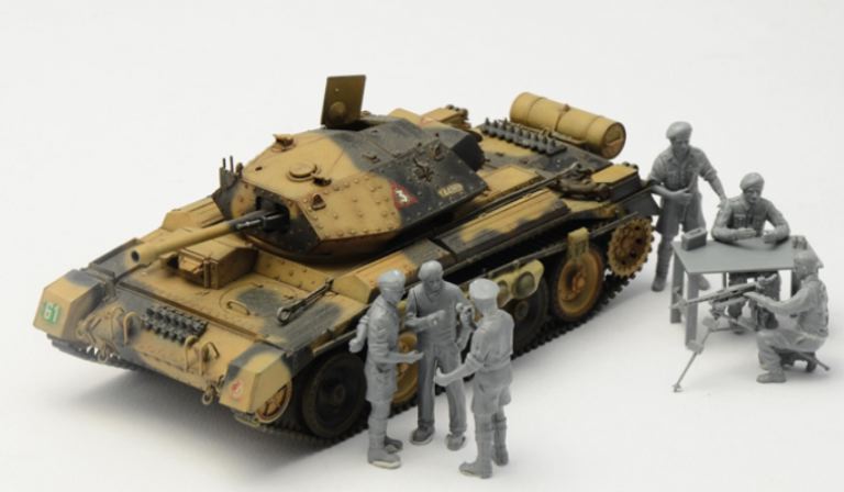 Crusader Mk.III El Alamein 1/35 con equipaggio - ITA6592 - immagine 6