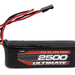 LiPo RX 2S 7,4v 2500mAh    1x5 86x29,5x16,5mm 90gr - RADUR4451