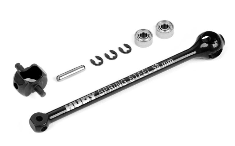 X4 Cardano con cuscinetti da 58mm 1pz Hudy Spring Steel - HUD305306