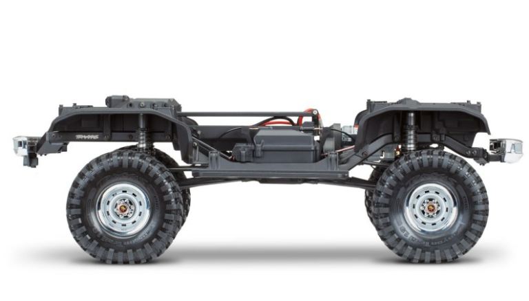 Chevrolet Blazer K5 rosso e nero TRX4 1/10 con cambio a 2 marce - TXX82276-4RED - immagine 7