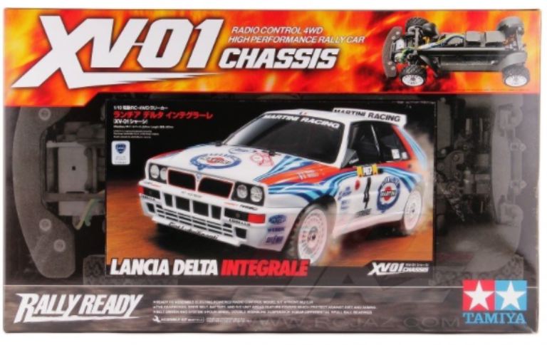 LANCIA DELTA TELAIO XV-01 1/10 4WD IN KIT DI MONTAGGIO XV01 - TAM58569